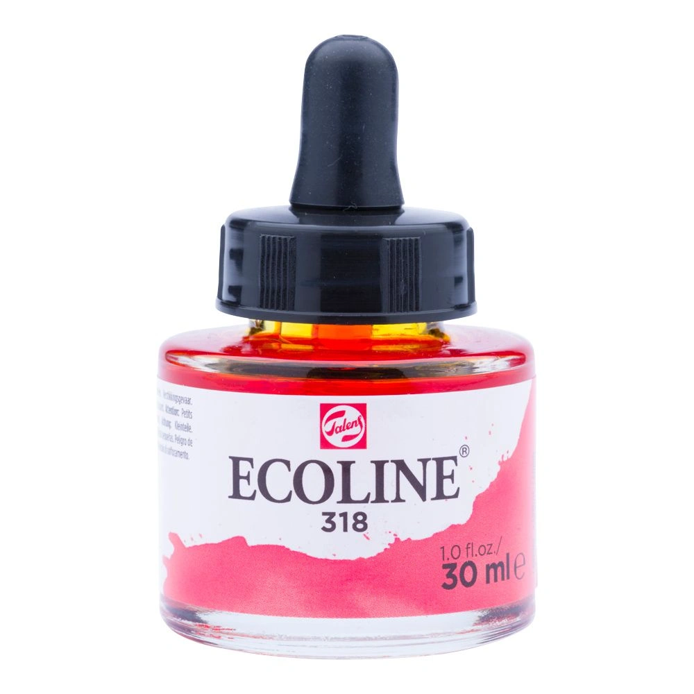 Жидкая акварель "ECOLINE", 318 кармин, 30 мл