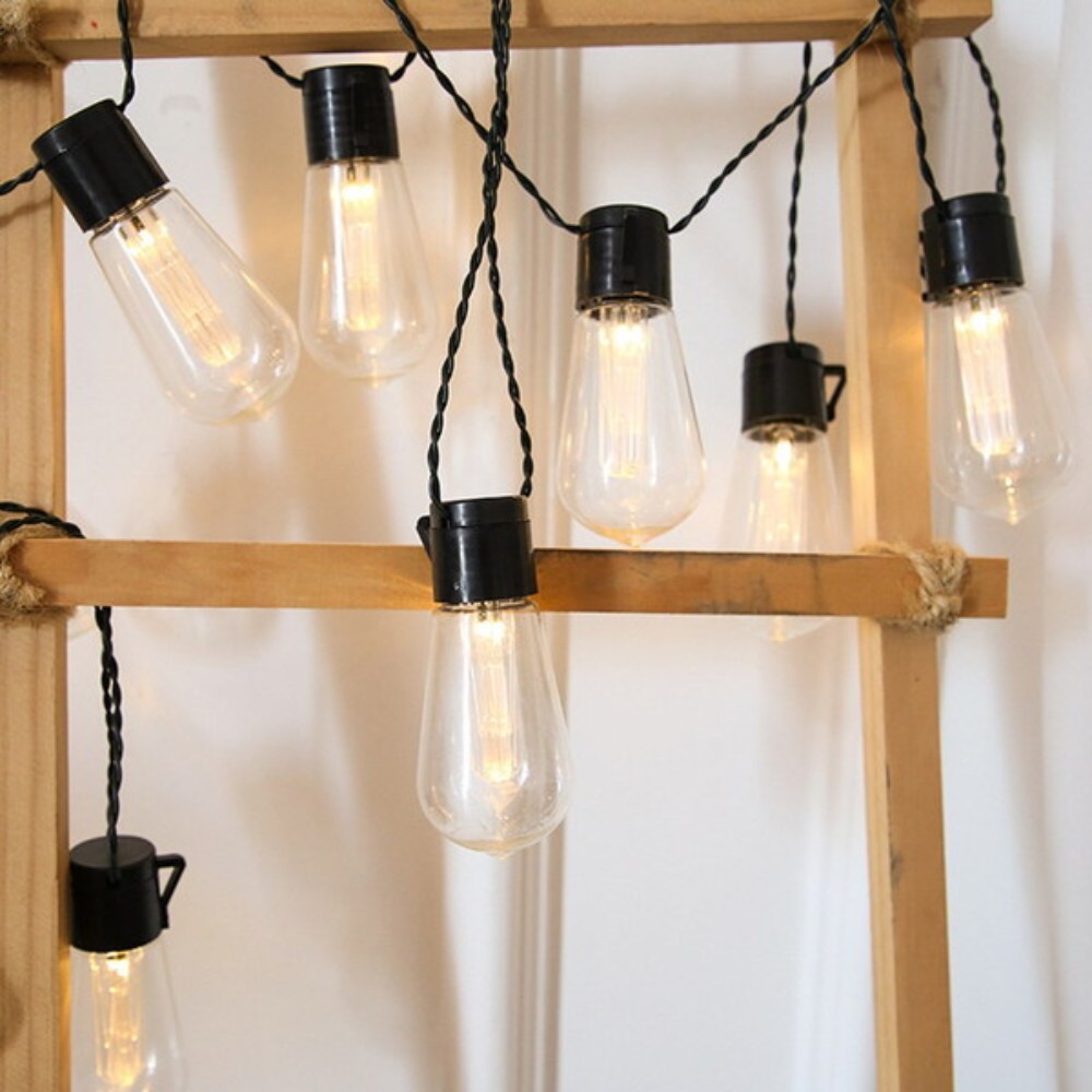 Гирлянда уличная "Лампа", 3 м, 20 LED, тепло белый, солнечная батарея - 5