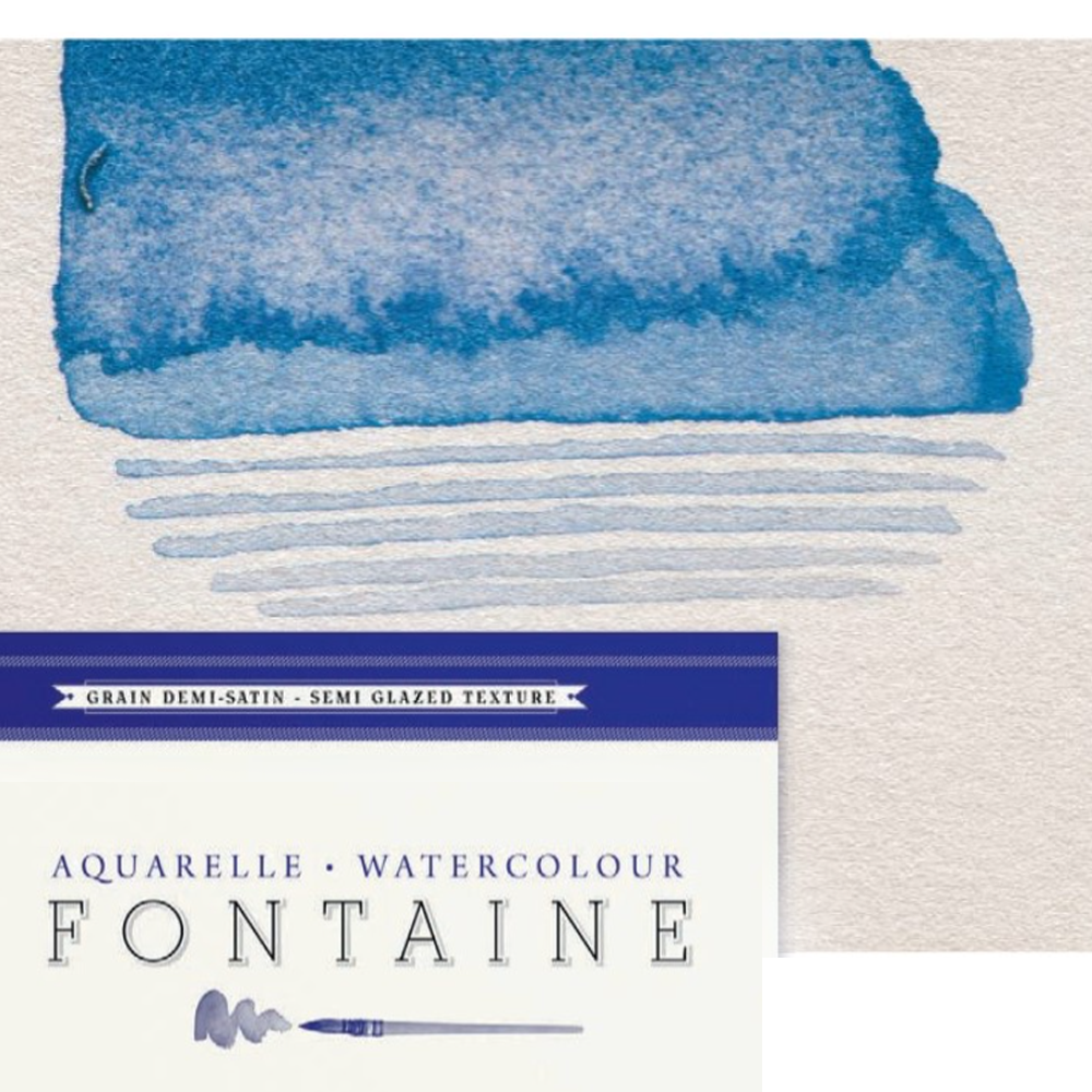 Блок-склейка бумаги для акварели "Fontaine", 24x30 см, 300 г/м2, 25 листов - 3