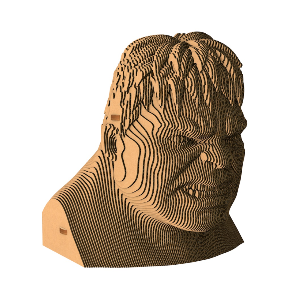 Пазл картонный 3D "Бюст Халк"