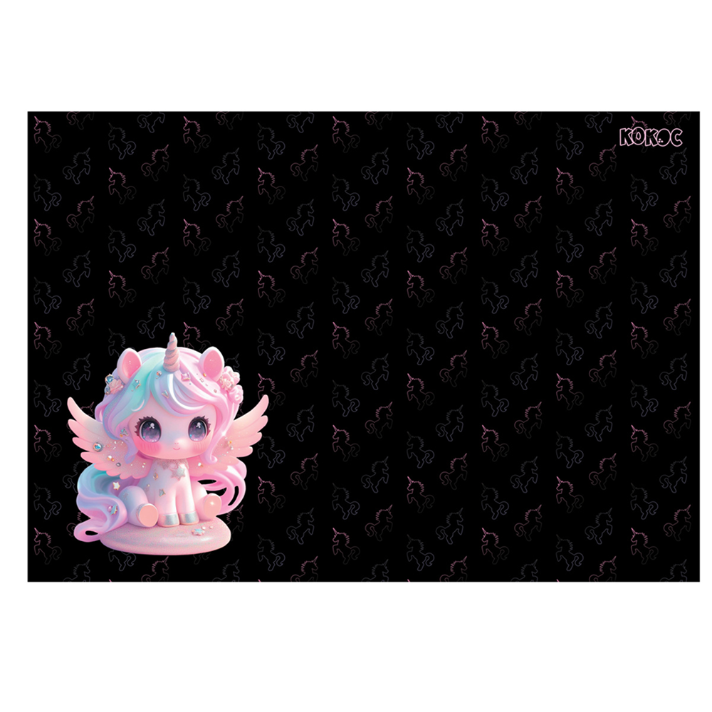Пленка для труда "Unicorn angel", разноцветный