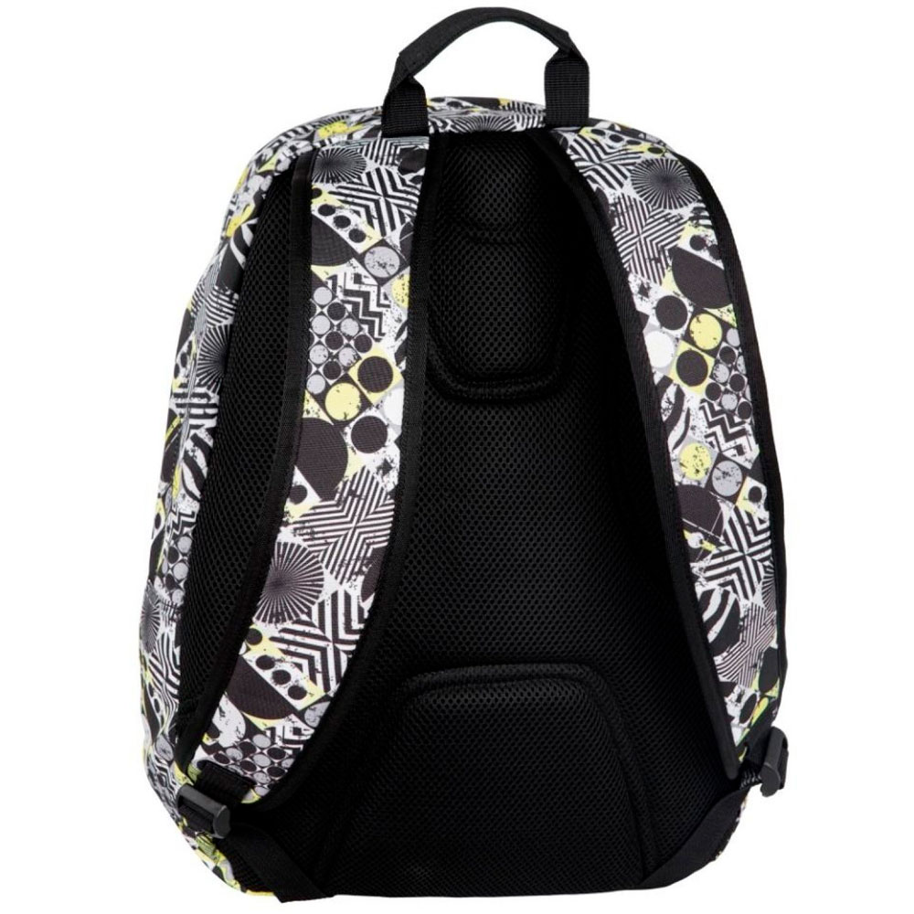Рюкзак молодежный CoolPack "Scout Tic Tac", белый, черный, желтый - 2