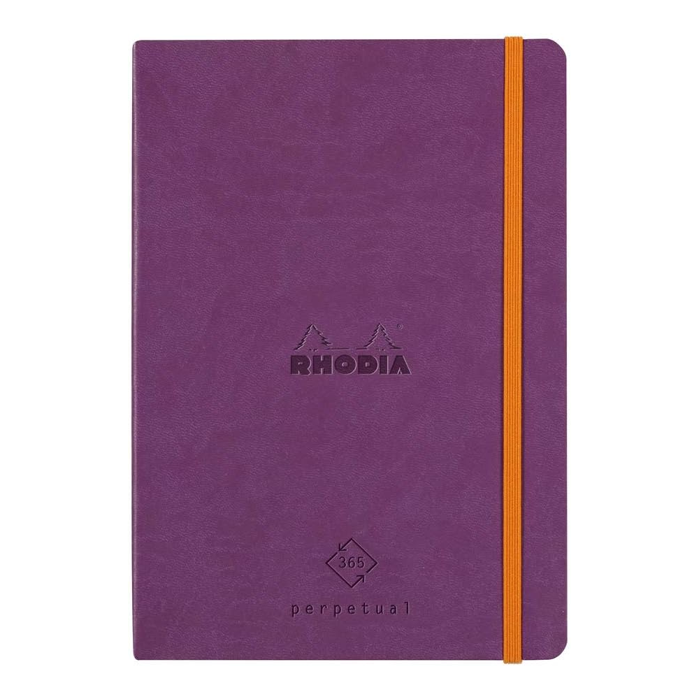 Еженедельник недатированный "Rhodiarama Perpetual", А5, 64 листа, фиолетовый
