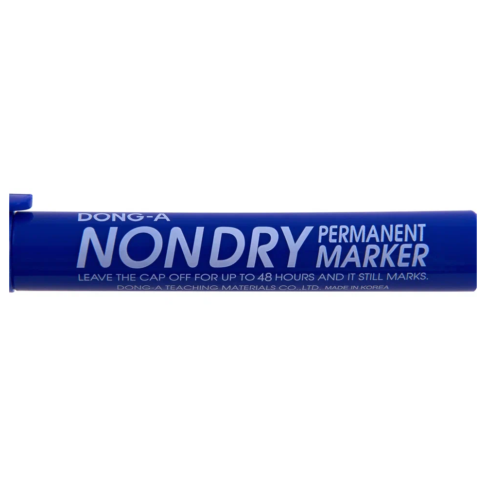 Маркер перманентный "Non-Dry", синий - 3