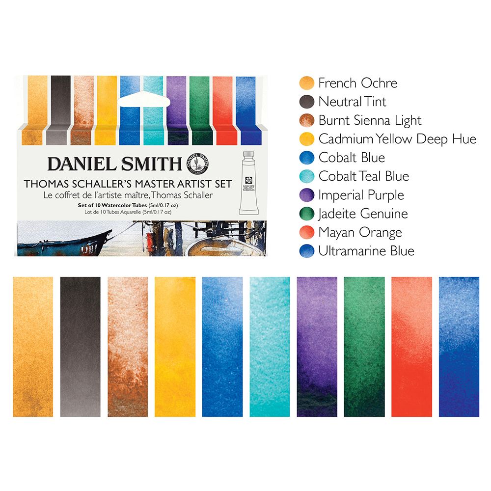 Набор акварели Daniel Smith "Tomas Shaller's Master Artist Set", 10 цветов, тубы - 2