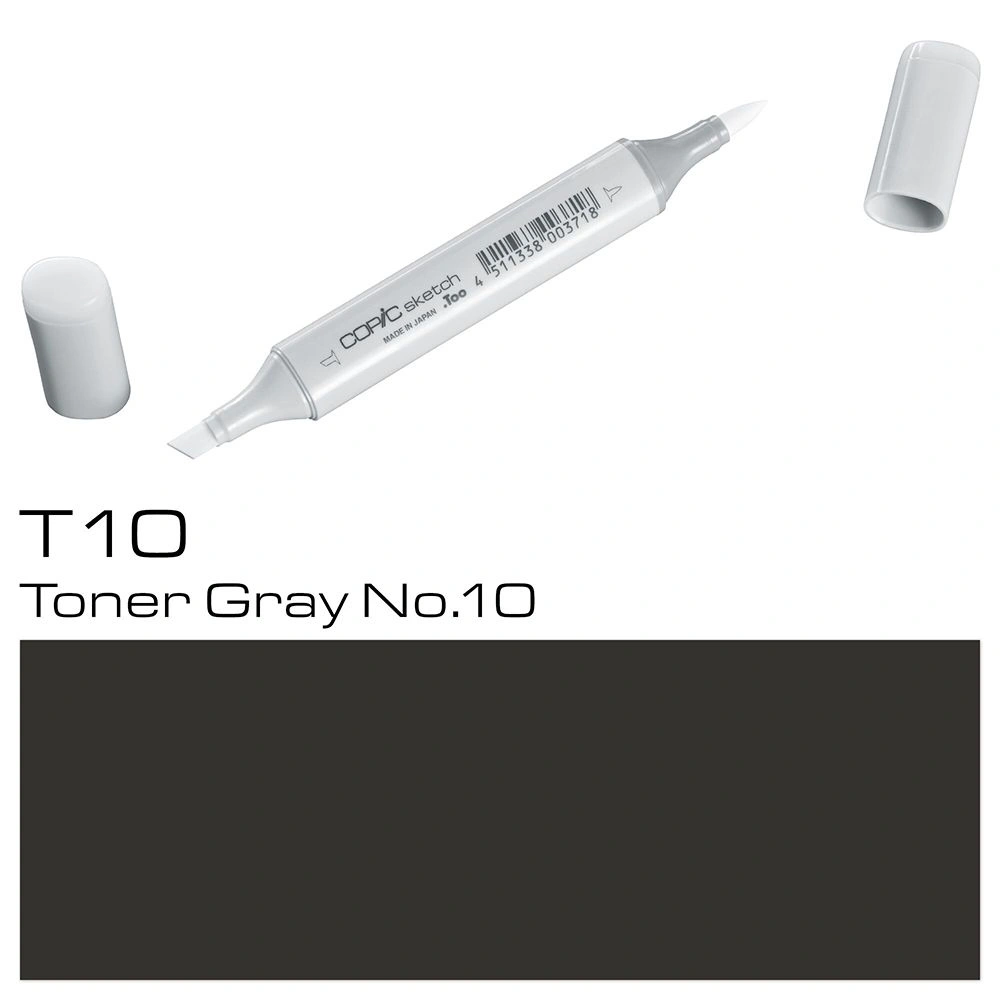 Маркер перманентный "Copic Sketch", T-10 серый №10