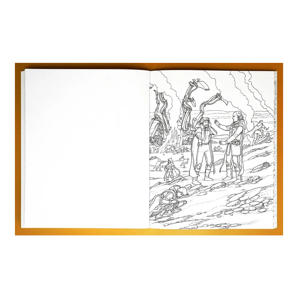 Раскраска на английском языке "Colouring Book. The Official Dune" - 6