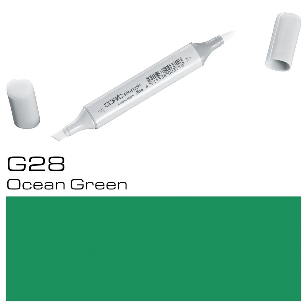 Маркер перманентный "Copic Sketch", G-28 зеленый океан