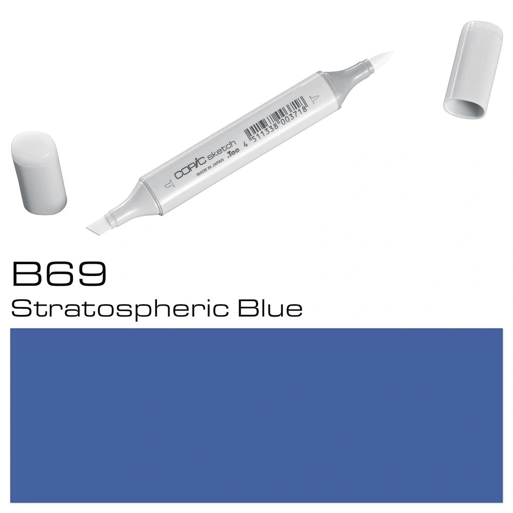 Маркер перманентный "Copic Sketch", B-69 стратосферный синий