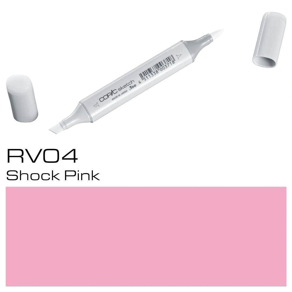 Маркер перманентный "Copic Sketch", RV-04 розовый