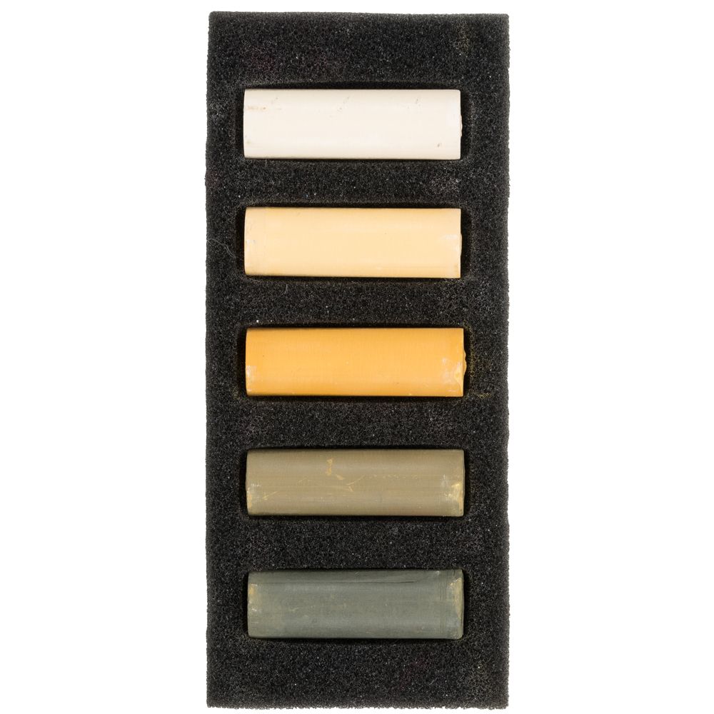 Набор мягкой пастели "Rembrandt Half Pastel", 5 цветов, охры - 2