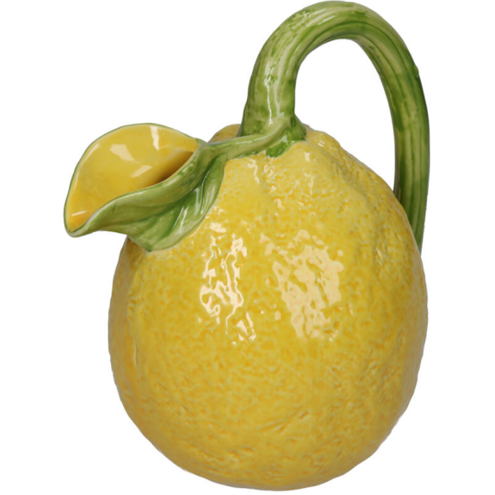 Ваза "Lemon", фаянс, желтый, зеленый