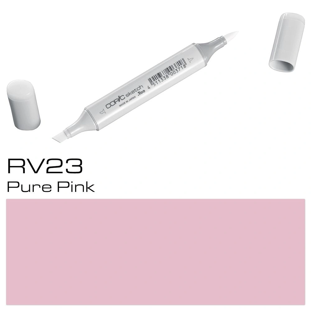 Маркер перманентный "Copic Sketch", RV-23 чистый розовый