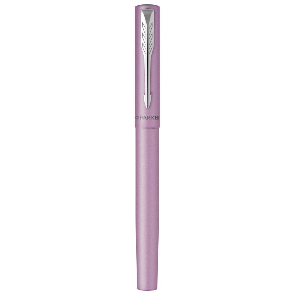 Ручка перьевая Parker "Vector XL F21", F, лиловый, патрон синий - 3