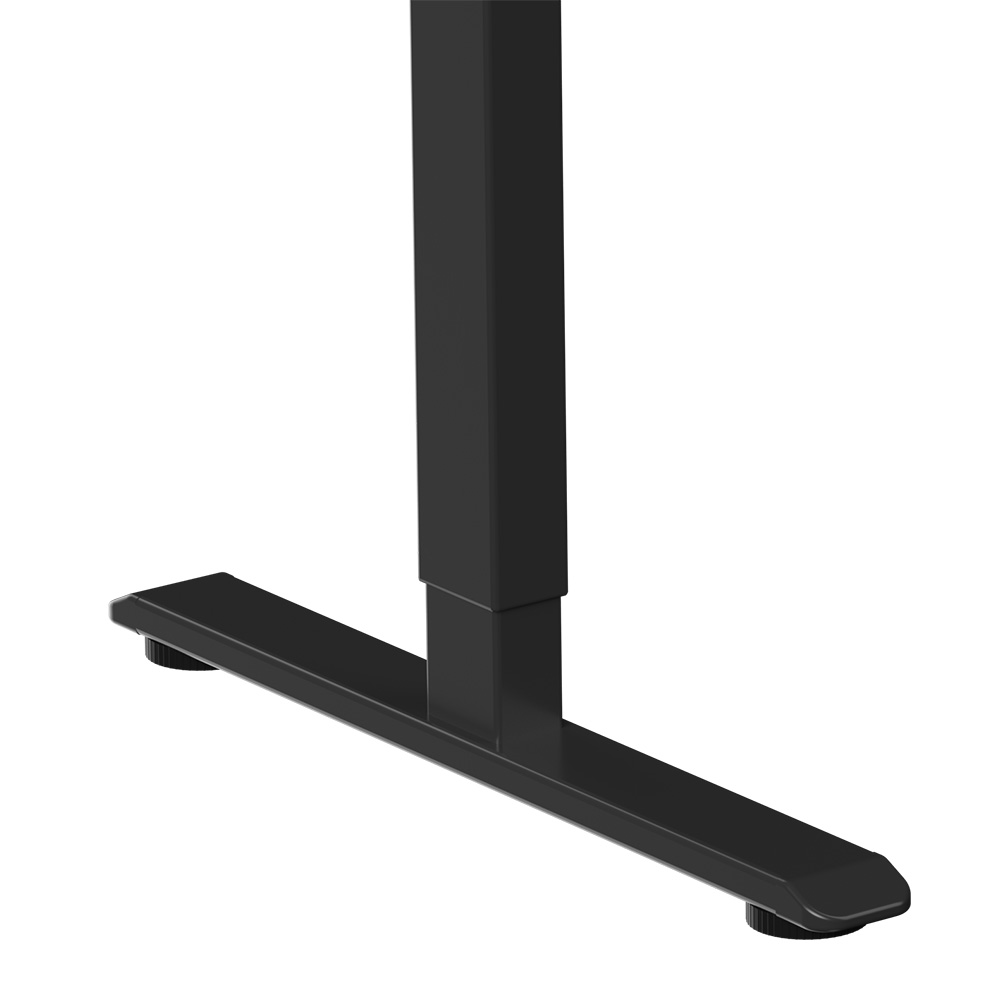 Стол с электроприводом WellDesk Prime 1300x675х18 черный/сосна аланд полярная (9191461+9072455) - 8