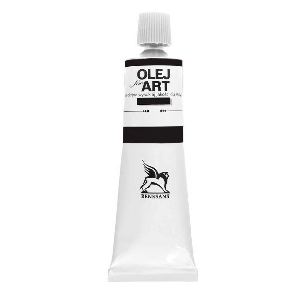 Краски масляные Renesans "Oils for art", 50 винный черный, 60 мл, туба