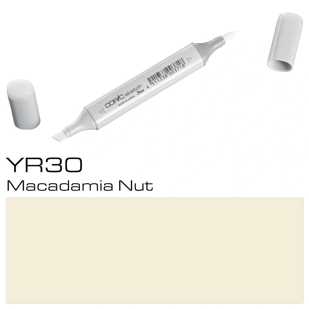 Маркер перманентный "Copic Sketch", YR-30 орех макадамия