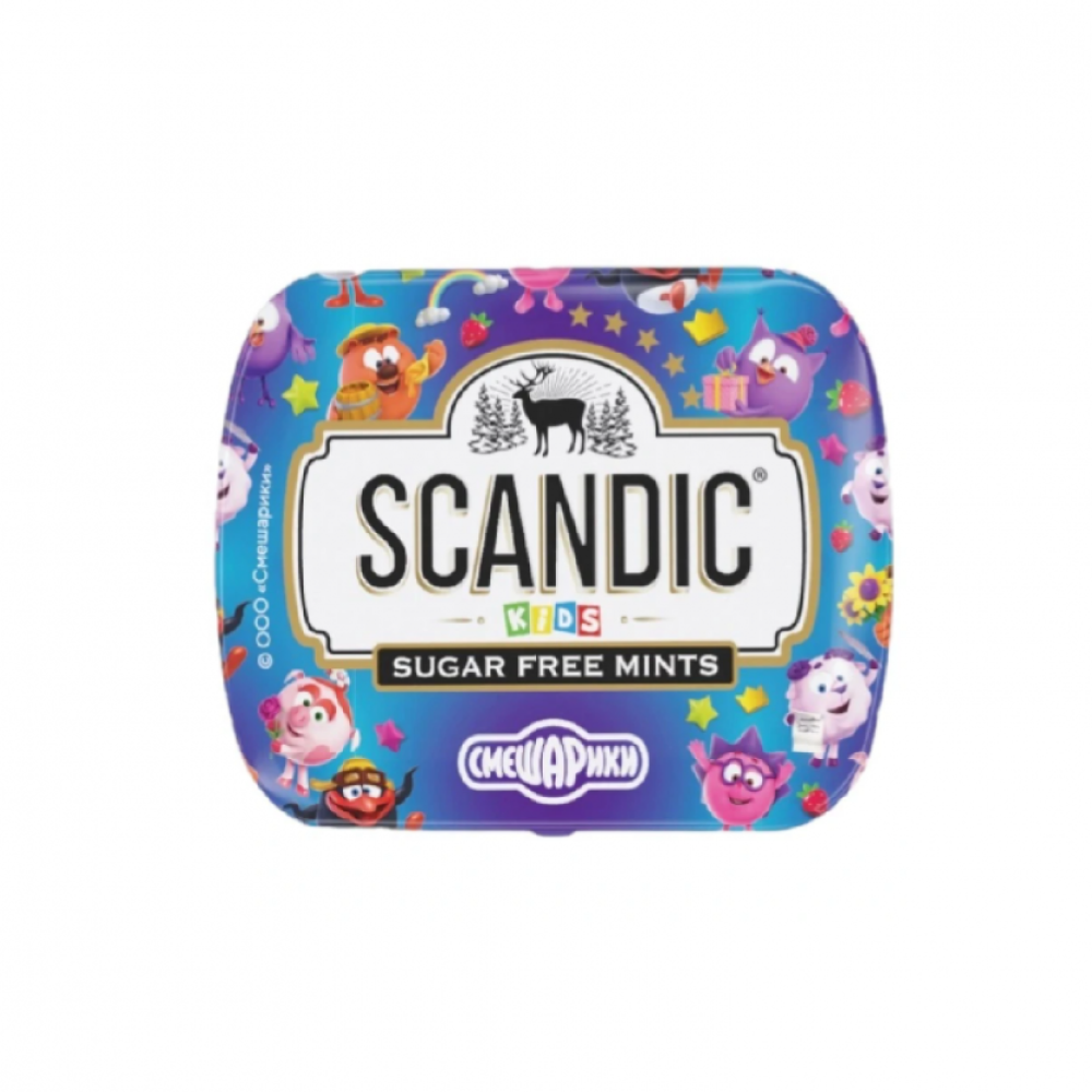 Конфеты "Scandic", 14 г, без сахара, тутти-фрутти