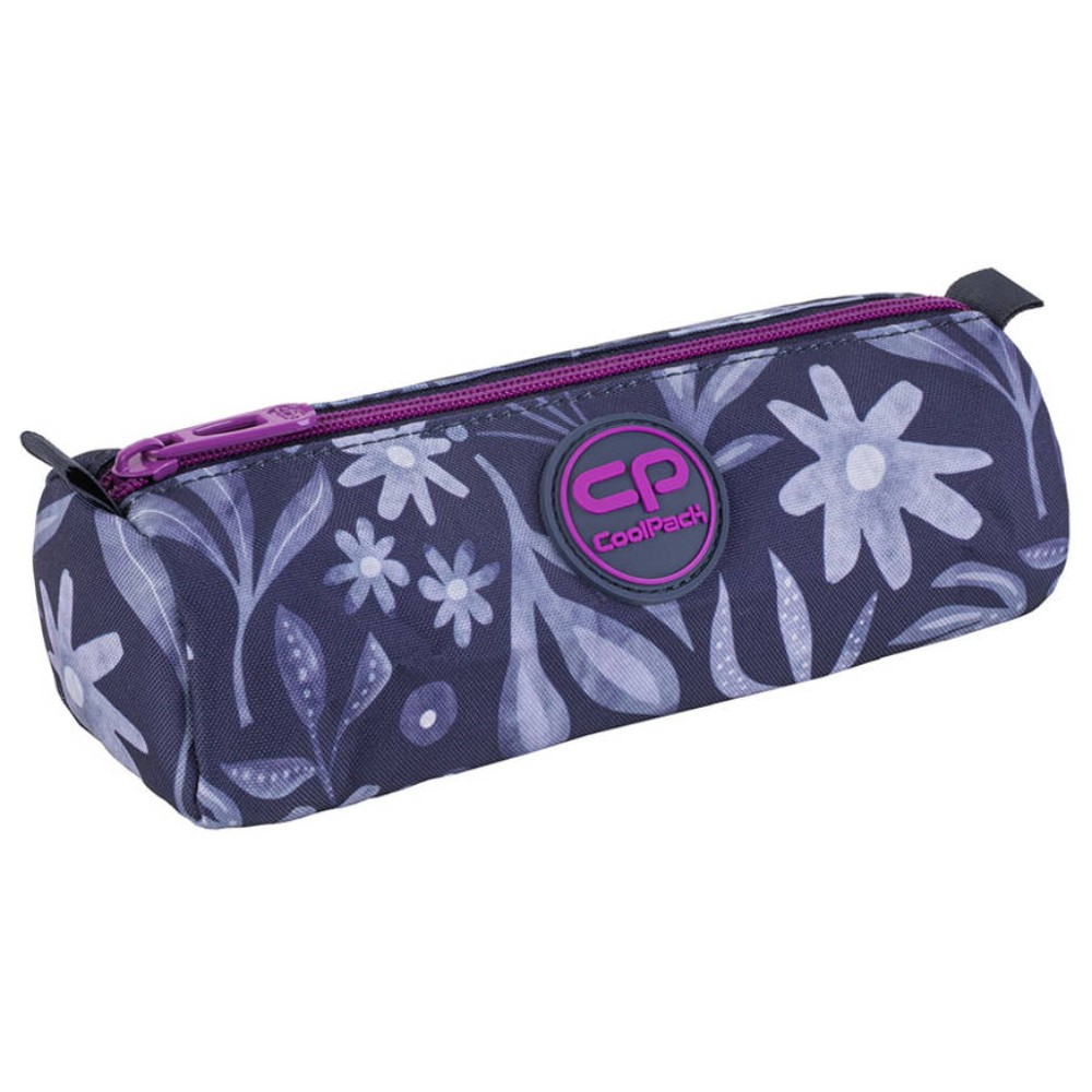 Пенал CoolPack "Shy flower", 1 отделение, фиолетовый 