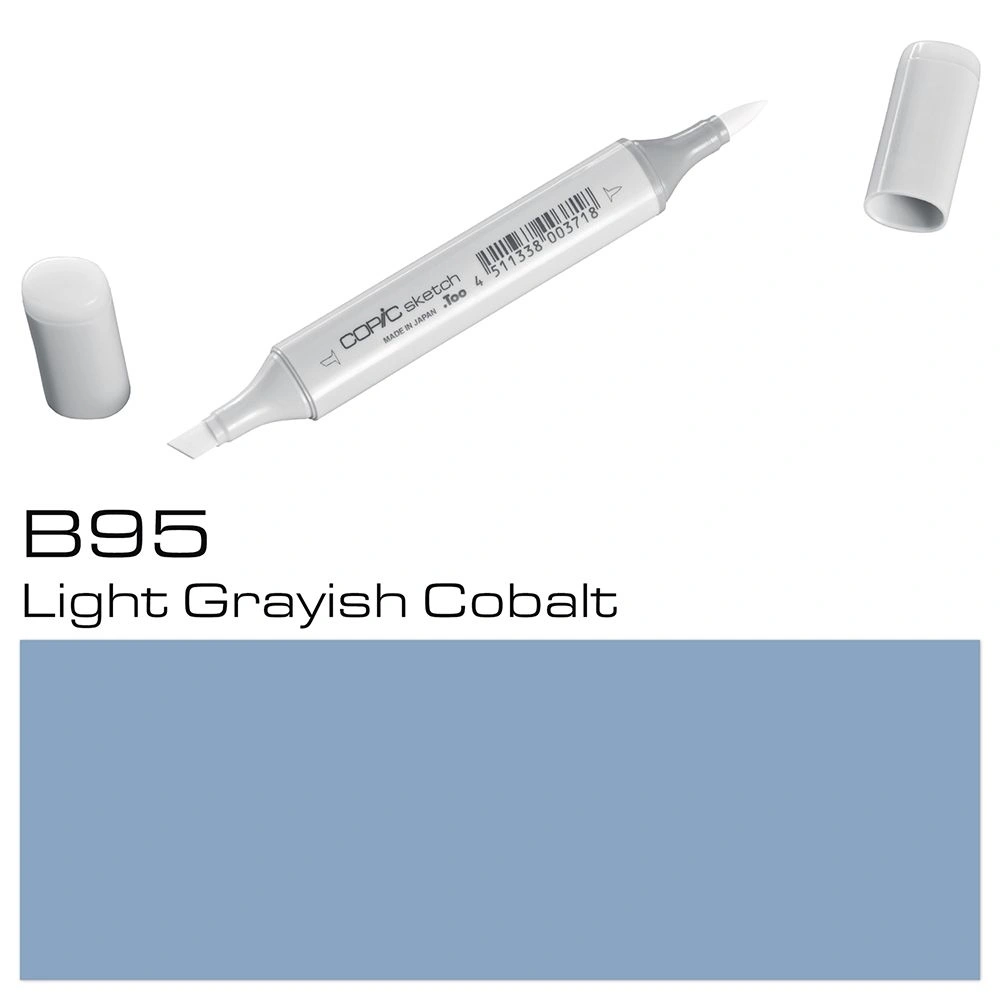 Маркер перманентный "Copic Sketch", B-95 светло-сероватый кобальт