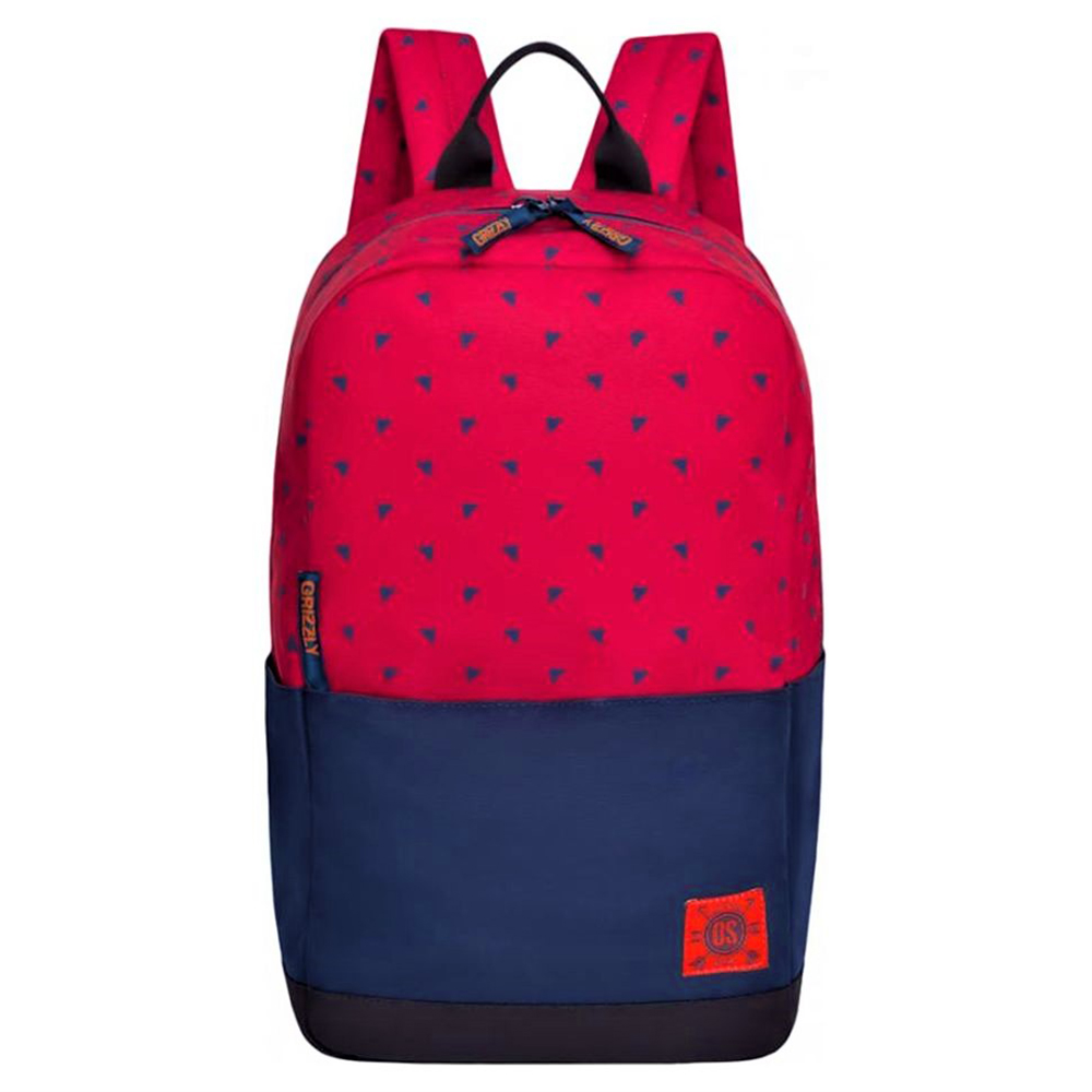 Рюкзак молодежный "OS", красный, синий - 2