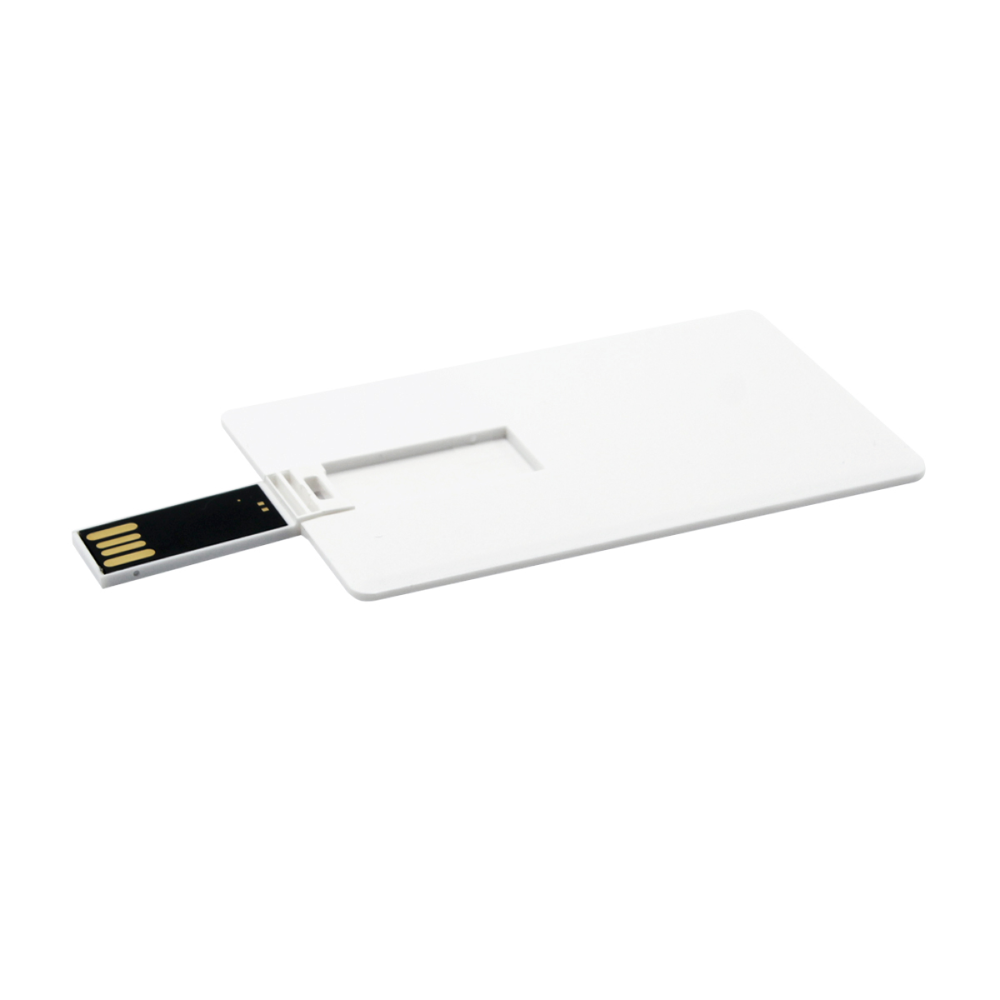USB Flash 2.0 16 Gb VDK-009, пластик, кредитка, белый  - 2