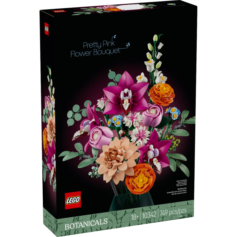 Конструктор "Lego", "Букет розовых цветов" 