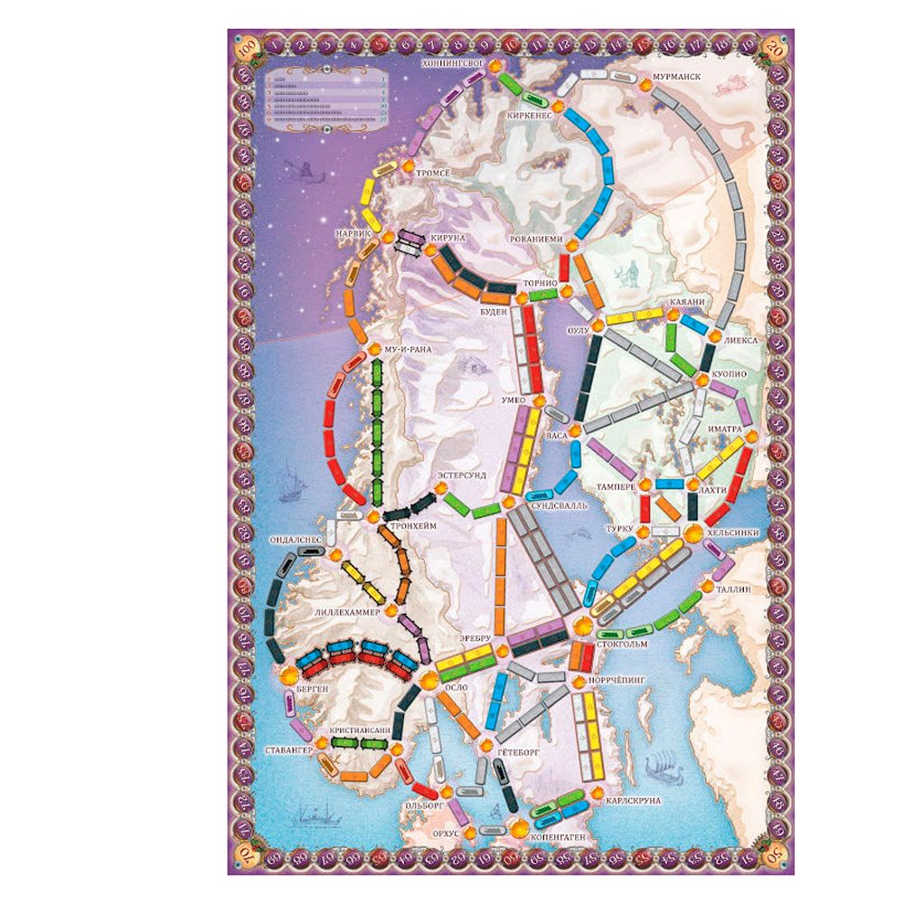 Игра настольная "Ticket to Ride: Северные страны" - 4