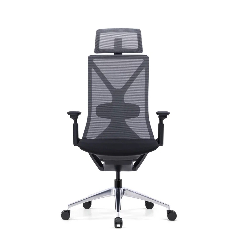 Кресло для руководителя SitZone E-YR-001A-P1-BK сетка/ткань, черный - 2