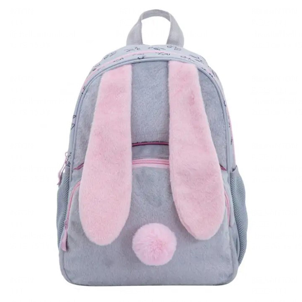 Рюкзак школьный "Honeybunny", серый, розовый - 2