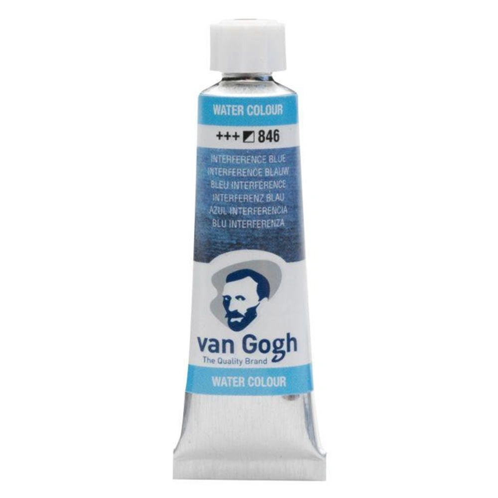 Краски акварельные "Van Gogh", 846 интерферентный синий, 10 мл, туба