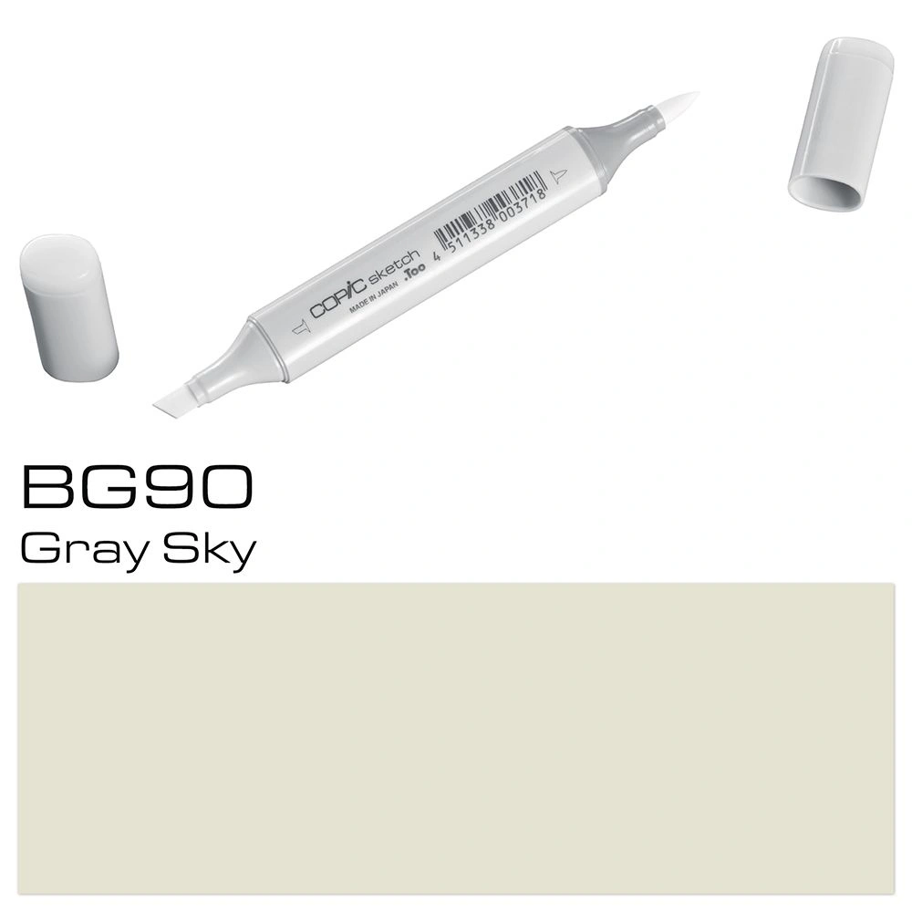 Маркер перманентный "Copic Sketch", BG-90 серое небо