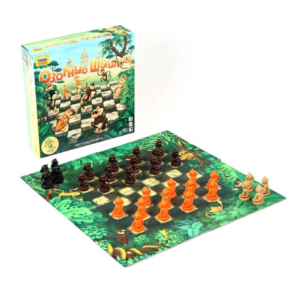 Игра настольная "Озорные шашки" - 2