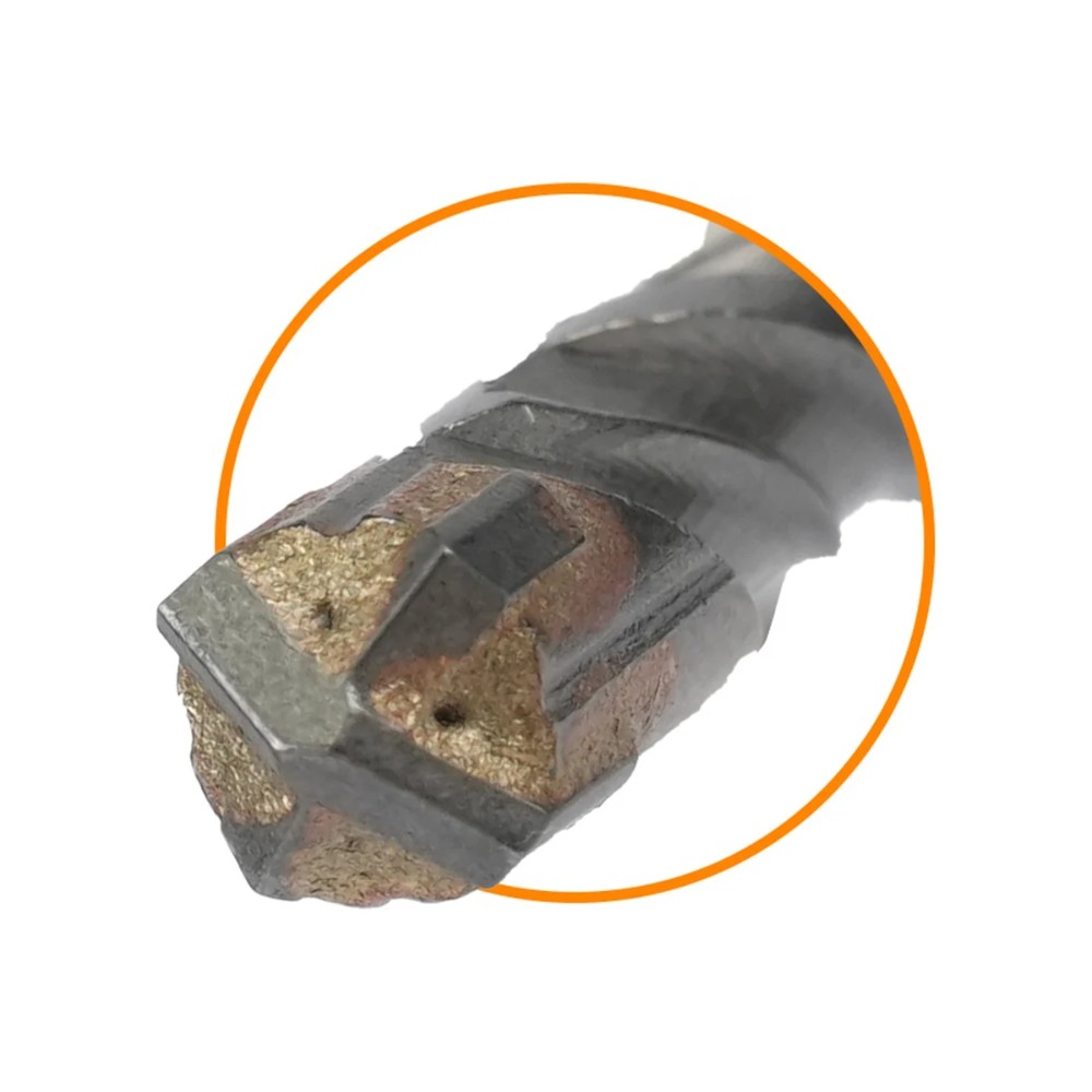 Бур по бетону Deli YS EDH-YCZ16012-E1, 12x160 мм, X-Tip, SDS-PLUS - 3