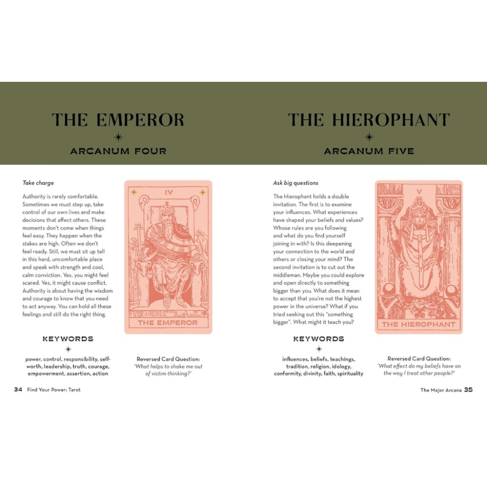 Книга на английском языке "Find Your Power: Tarot", Erin Regulski - 3