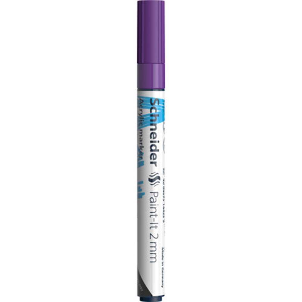 Маркер акриловый "Schneider Paint-It 310", фиолетовый - 2