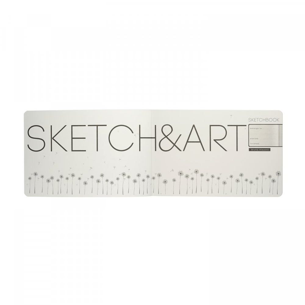 Скетчбук "Sketch&Art. Horizont", 21x14 см, 200 г/м2, 48 листов, красный - 4