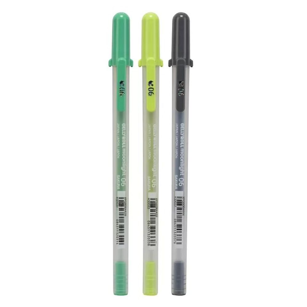 Набор ручек гелевых "Gelly Roll Moonlight Botanical", 3 шт., ассорти - 2