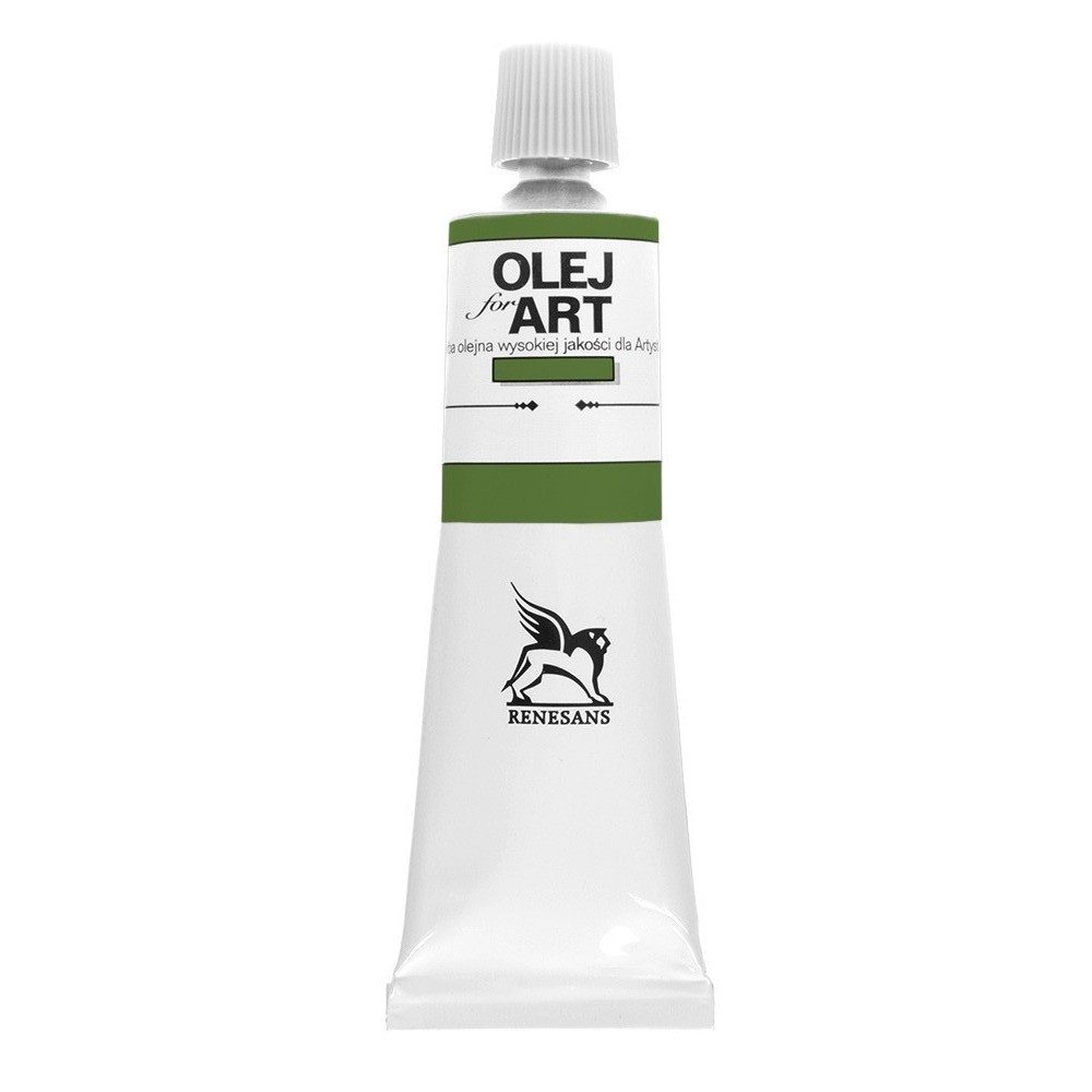 Краски масляные Renesans "Oils for art", 75 зелень хром, 60 мл, туба