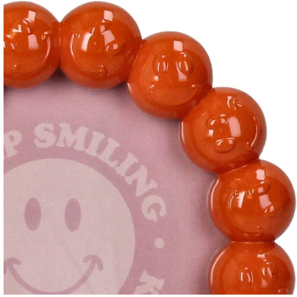 Фоторамка "Smiley", 10х10 см, полирезина, оранжевый - 4