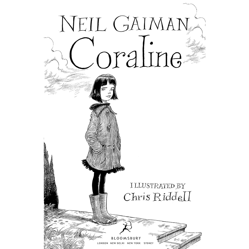 Книга на английском языке "Coraline", Neil Gaiman, Chris Riddell - 2