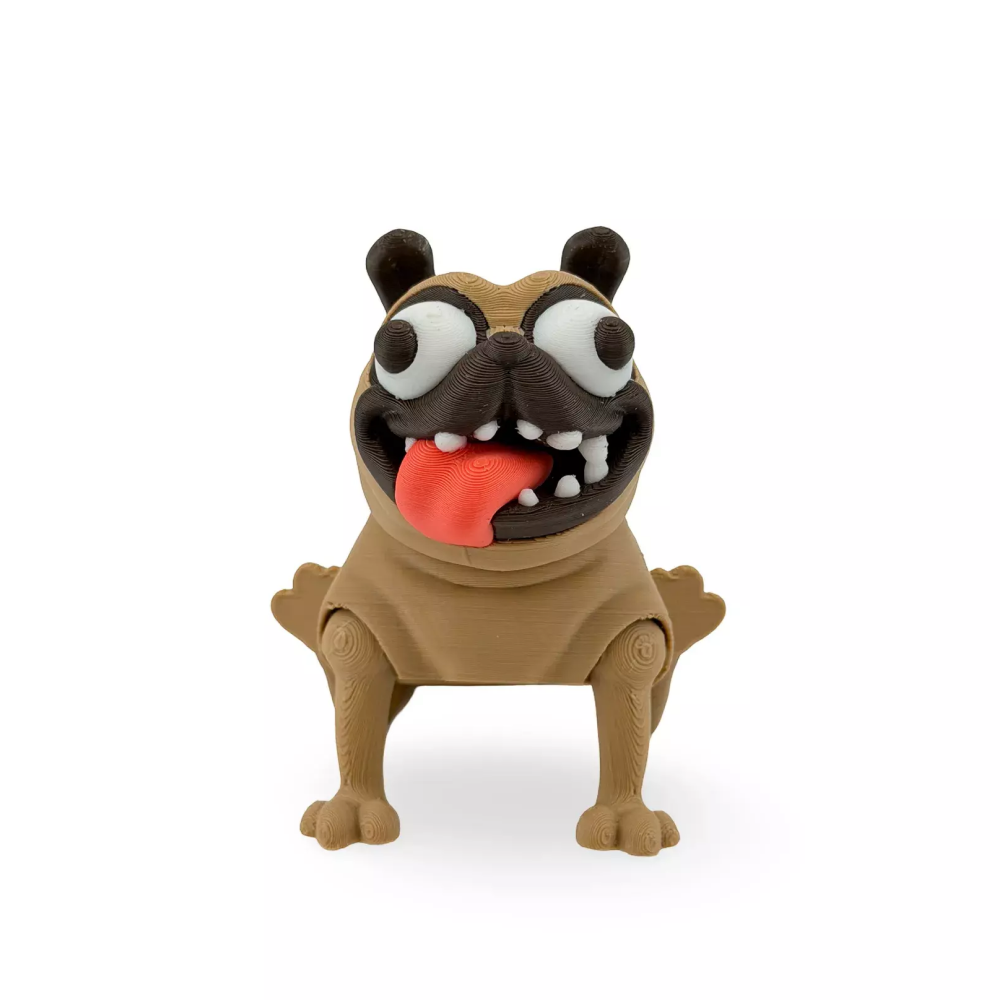 Игрушка 3D "Мопс Персик" - 2