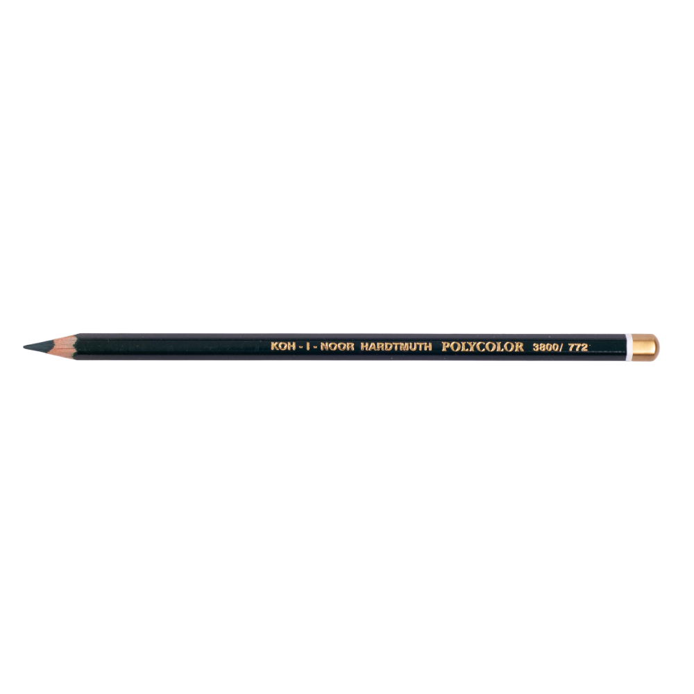 Карандаш цветной Koh-I-Noor "Polycolor 3800", 772 глубокий зеленый
