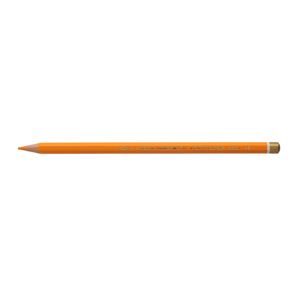 Карандаш цветной Koh-I-Noor "Polycolor 3800", 045 оранжевый светлый