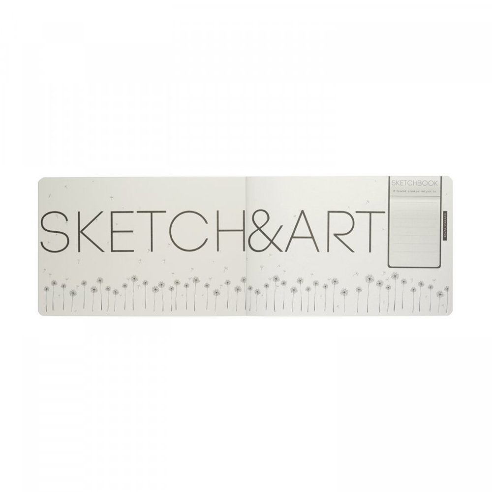 Скетчбук "Sketch&Art. Horizont", 21x14 см, 200 г/м2, 48 листов, черный - 5