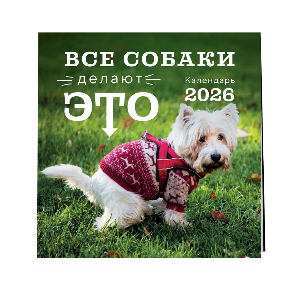 Календарь настенный перекидной "Все собаки делают это" на 2026 год - 3