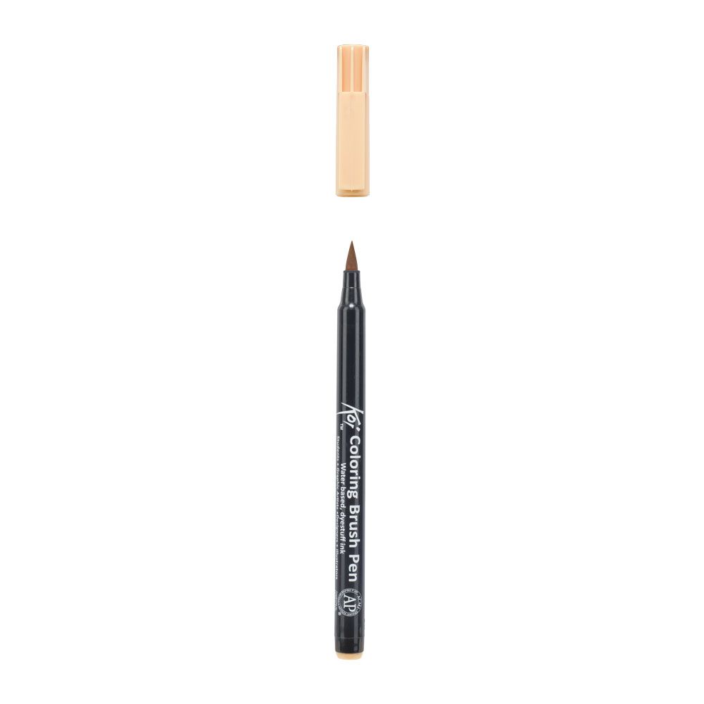 Маркер акварельный "Koi Color Brush", телесный - 3