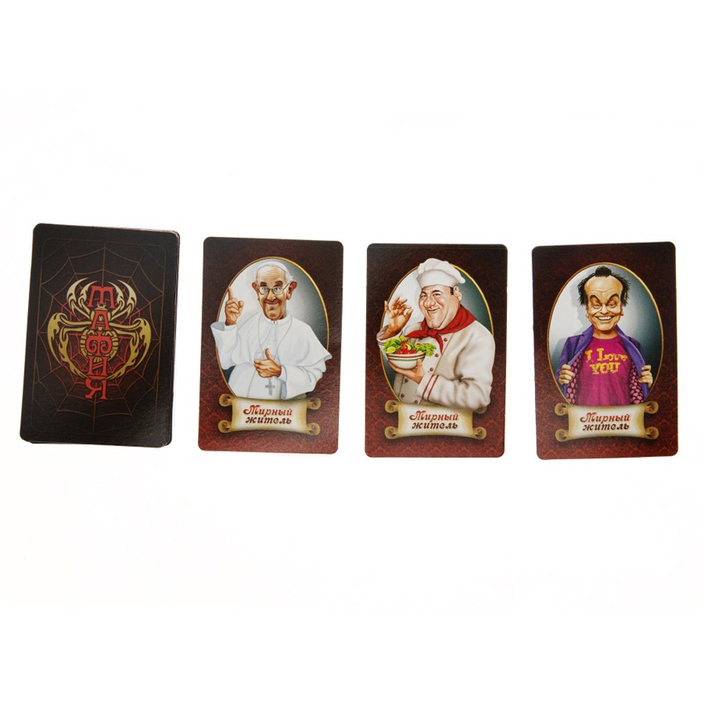 Игра настольная "Мафия" в металлической коробке - 5
