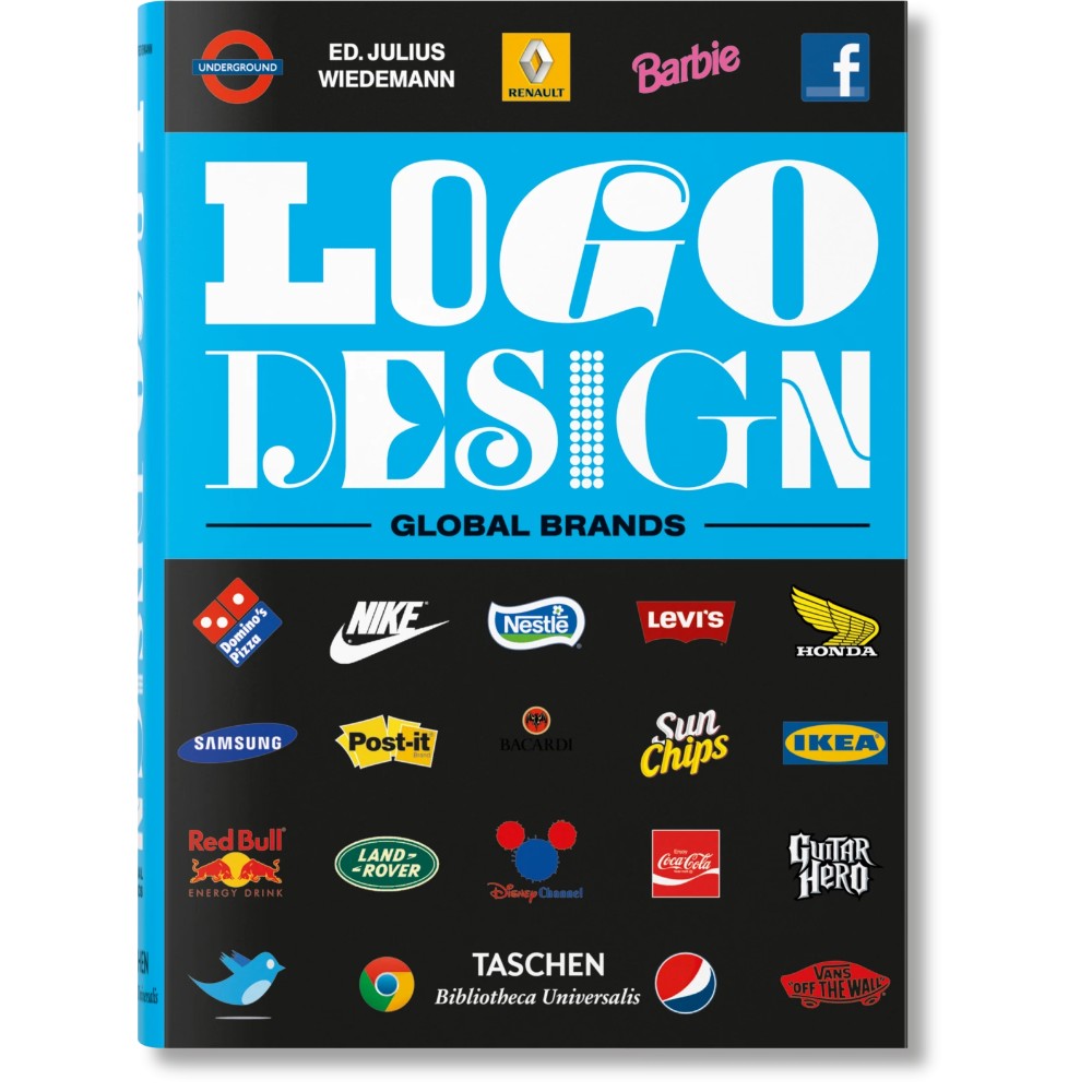 Книга на  "Logo Design, Global Brands", (английский, французский, немецкий язык ) , Julius Wiedemann