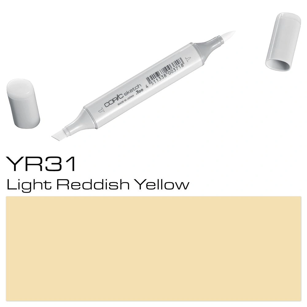 Маркер перманентный "Copic Sketch", YR-31 светлый красновато-желтый
